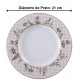 Prato 21cm Sobremesa Solaris em Porcelana Tramontina